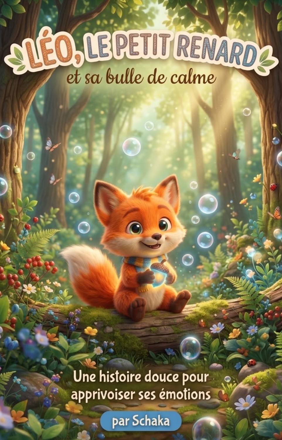 Couverture de Léo le petit renard et sa bulle de calme